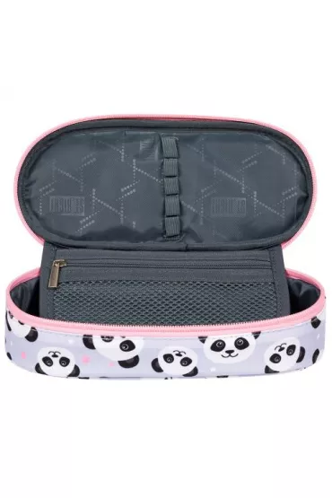 St. Majewski Pi�rnik saszetka usztywniona z wewn�trzn� klapk� PC1 Panda Grey St.Right