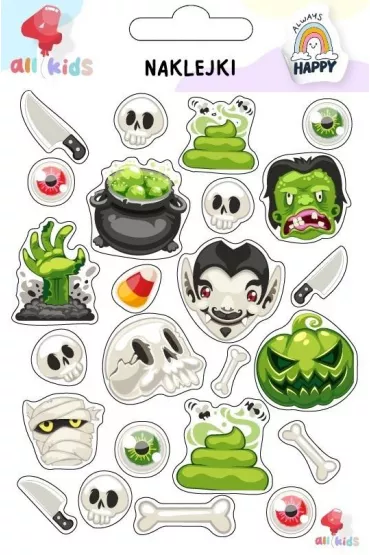 All4Kids Naklejki dla dzieci Halloween 1