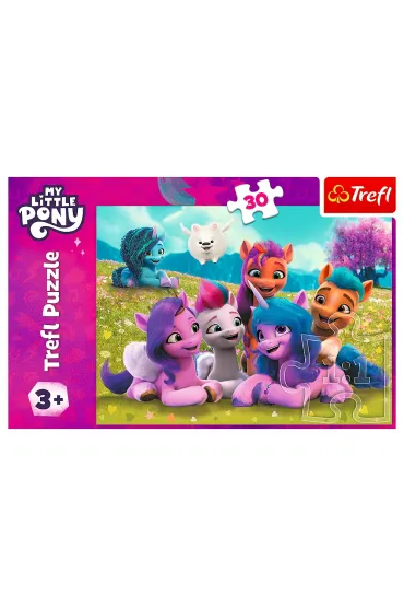 Puzzle 30 el. Przyjacielskie Koniki Pony Trefl