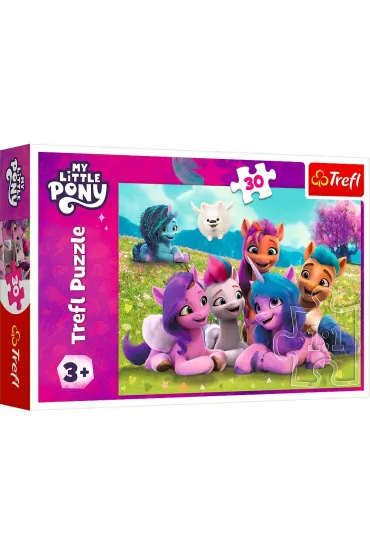 Puzzle 30 el. Przyjacielskie Koniki Pony Trefl
