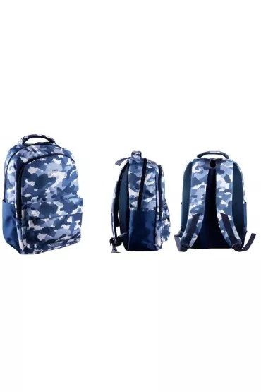Mp Main Paper Plecak Triple Militar niebieskie moro