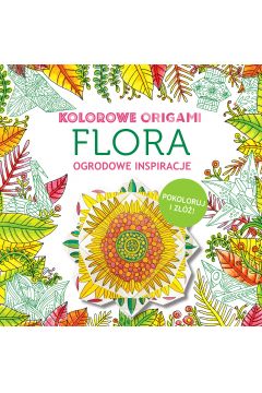 Flora kolorowanka z origami