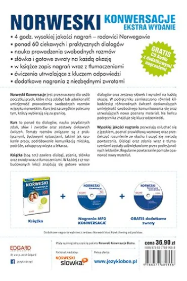 Norweski. Konwersacje Ekstra. Poziom A1-A2 +CD