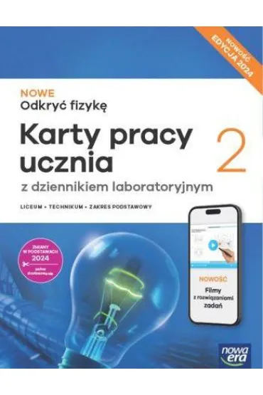 Pakiet NOWE Odkry� fizyk� 2. Podr�cznik i Karty pracy ucznia SMART. Liceum i technikum. Zakres podstawowy - Marcin Braun, Weronika �liwa, Bart�omiej Piotrowski