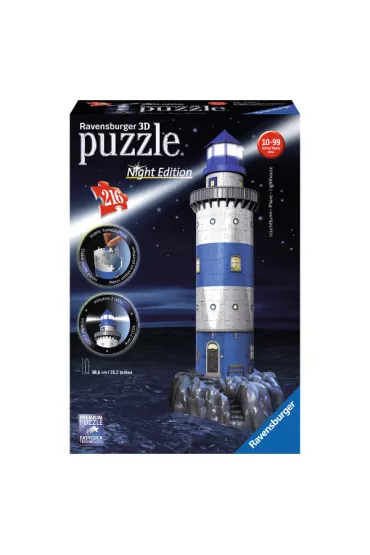 Puzzle 3D 216 el. Latarnia noc� Ravensburger