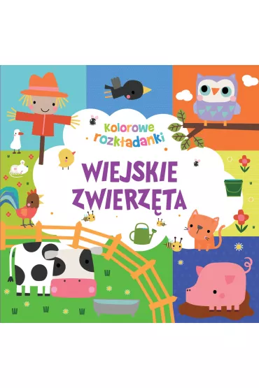 Wiejskie zwierz�ta. Kolorowe rozk�adanki - Monika Tomaszewska