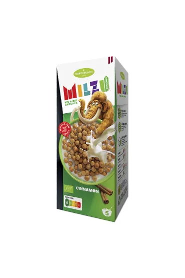Nordcrunch P�atki �ytnio-owsiane kulki cynamonowe 150 g Bio