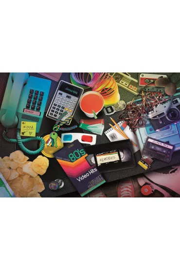 Puzzle 1000 el. High Quality Collection. 80s Nostalgia Clementoni