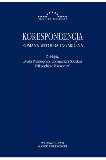 Korespondencja Romana Witolda Ingardena - Roman Witold  Ingarden