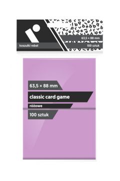 Rebel Koszulki Classic Card Game Pink 63,5 x 88 mm 100 szt.