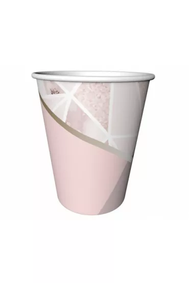Godan Kubeczki papierowe Rose Chic 240 ml 6 szt.
