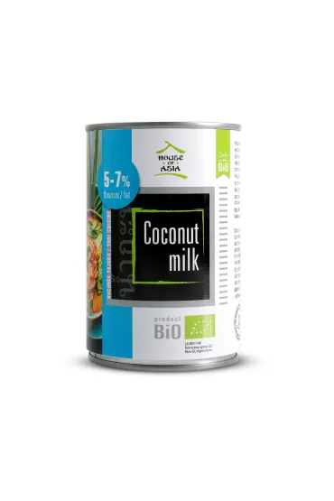 House of Asia Mleczko kokosowe 5-7% 400 ml Bio