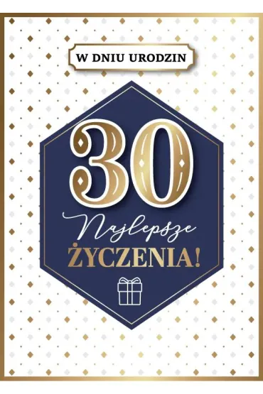 Armin Style KARNET URODZINY 30 B6 Z KOP AS GM-1215 FOL