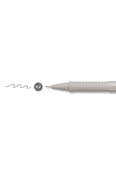 Faber-Castell Cienkopis Ecco Pigment czarny 0.2mm