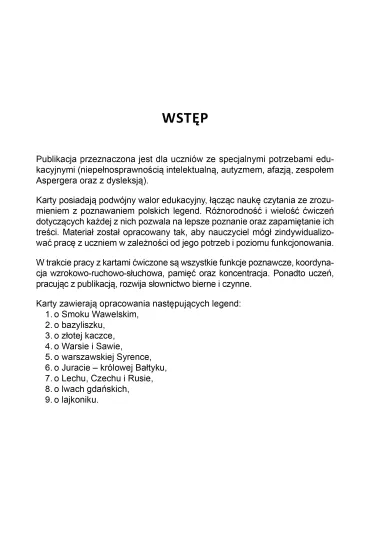 Karty pracy z tekstami do czytania ze zrozumieniem dla uczni�w ze specjalnymi potrzebami edukacyjnymi - Agnieszka Borowska-Kociemba, Ma�gorzata Krukowska