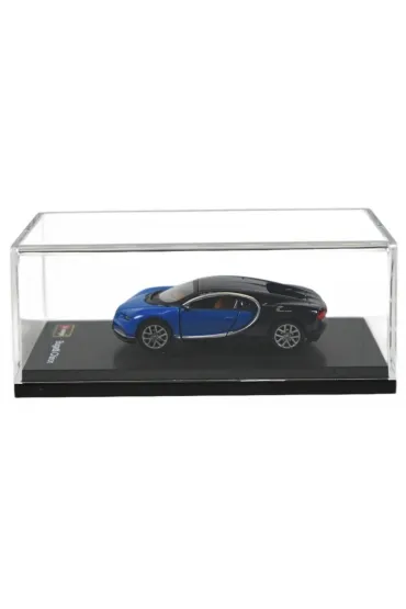 Bugatti Chiron 1:64 metal. blue Bburago