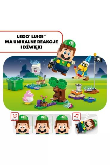 LEGO Super Mario Przygody z interaktywn figurk LEGO® Luigi™ 71440
