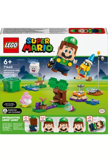 LEGO Super Mario Przygody z interaktywn figurk LEGO® Luigi™ 71440