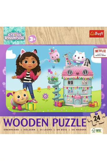 Puzzle drewniane 24 Gabby i przyjaciele TREFL