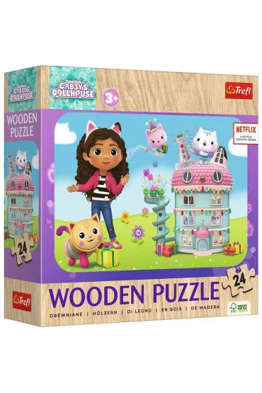 Puzzle drewniane 24 Gabby i przyjaciele TREFL