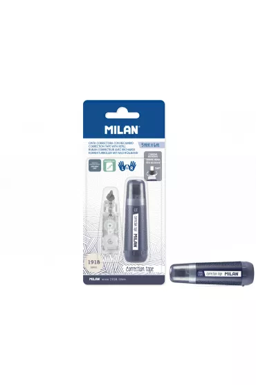Milan Korektor mini w ta�mie 1918 + wk�ad zapasowy granatowy 5 mm x 6 m