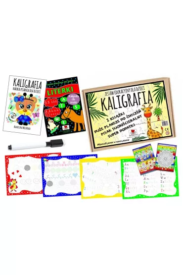 Kaligrafia. Zestaw edukacyjny dla dzieci - Agnieszka Wile�ska