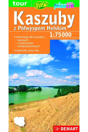Kaszuby, P�wysep helski - mapa turystyczna 1:75 000