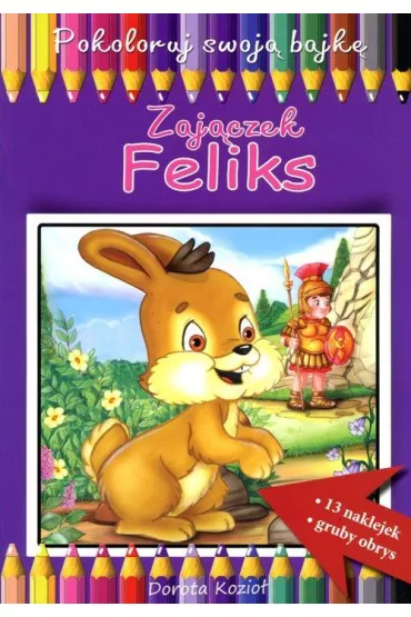 Pokoloruj swoj bajk. Zajczek Feliks - Dorota Kozio