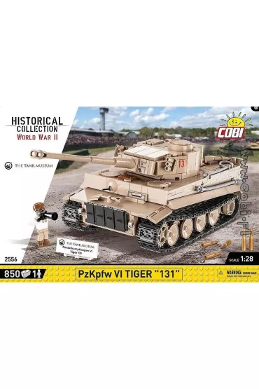 Cobi 2556 – Char Tiger 131, édition The Tank Museum, Neuf