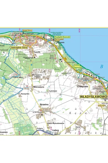 Wybrze�e Ba�tyku Karwia - W�adys�awowo - Hel - Gdynia 1:50 000