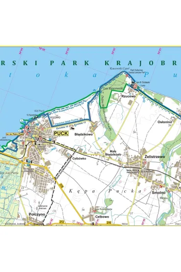 Wybrze�e Ba�tyku Karwia - W�adys�awowo - Hel - Gdynia 1:50 000