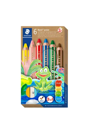Staedtler Kredki BUDDY Jumbo w drewnianej obudowie 6 szt.