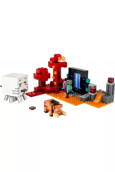 LEGO Minecraft Zasadzka w portalu do Netheru 21255