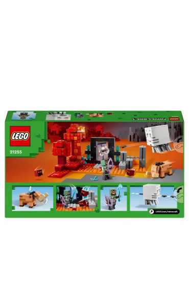 LEGO Minecraft Zasadzka w portalu do Netheru 21255