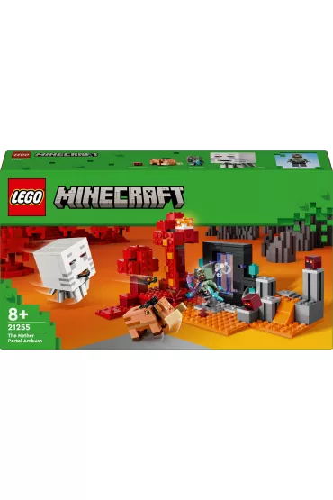 LEGO Minecraft Zasadzka w portalu do Netheru 21255