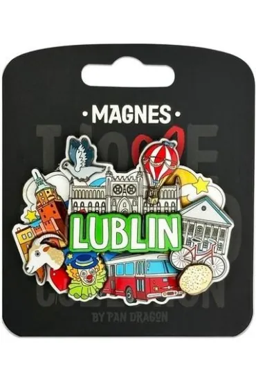 Pan Dragon Magnes I love Poland Lublin ILP-MAG-C-LUB-34