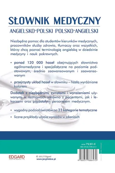 S�ownik medyczny Angielsko-polski polsko-angielski - Anna S�omczewska