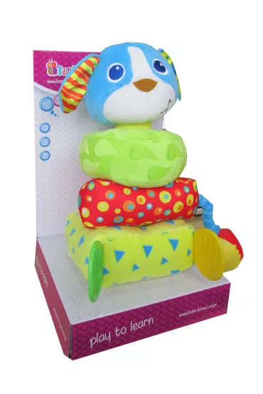 Zabawna piramidka pies Bam Bam (377132) * - Bam Bam