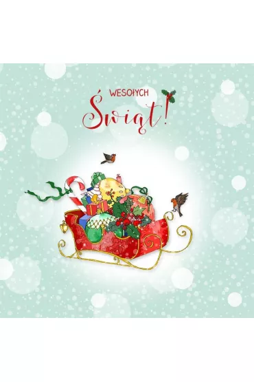 Clear Creations Karnet Swarovski kwadrat �wi�ta Sanie CL3507_PO