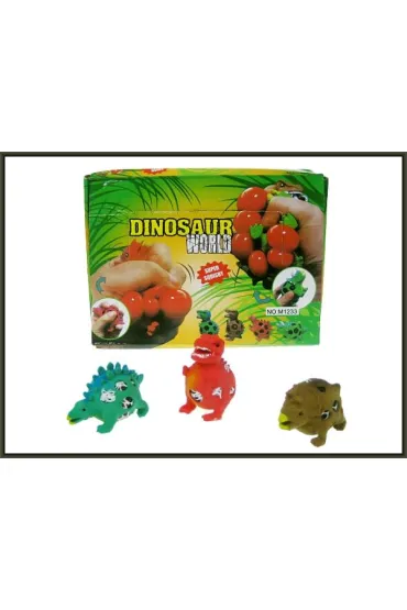 Gniotek dinozaur do �ciskania 9cm Hipo