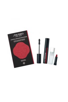 Shiseido Exclusive Edition zestaw Controlled Chaos Mascaralnk 01 Black Pulse + Instant Eye and Lip Makeup Remover + ModernMatte Powder Lipstick 515 Mellow Drama 11.5 ml + 30 ml + 2.5 g