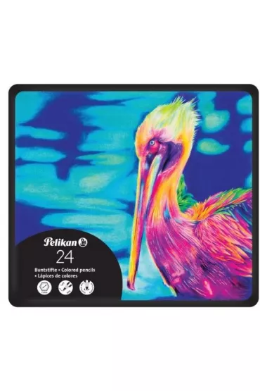Pelikan Kredki premium w metalowym etui 24 szt.