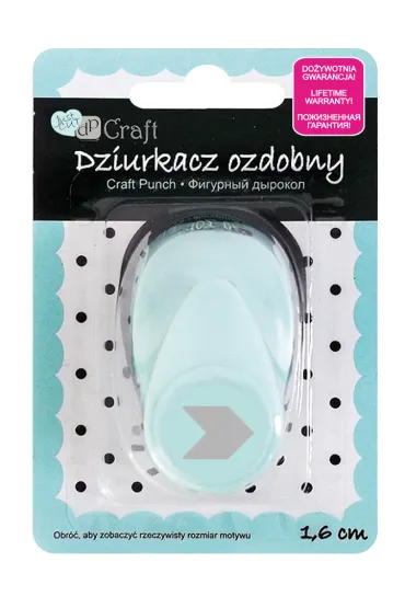 dpCraft Dziurkacz ozdobny Strza�ka 1.6 cm