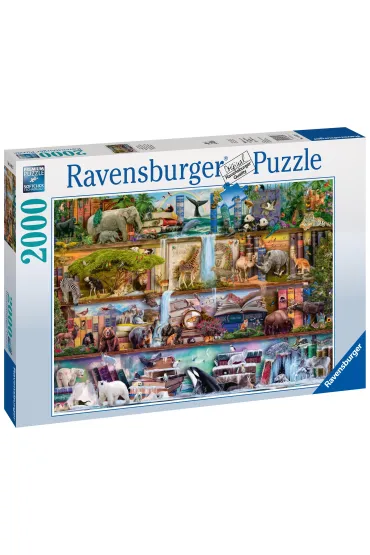 Puzzle 2000 el. �wiat zwierz�t Ravensburger