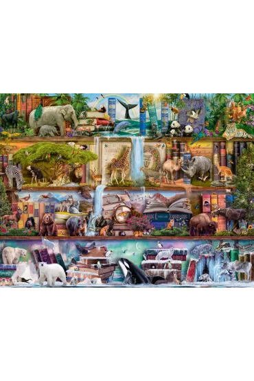 Puzzle 2000 el. �wiat zwierz�t Ravensburger