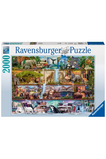 Puzzle 2000 el. �wiat zwierz�t Ravensburger