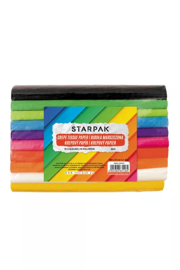 Starpak Bibu�a marszczona 10 kolor�w
