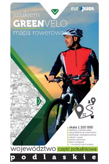 GREENVELO mapa tras rowerowych wojew�dztwo podlaskie cz�� po�udniowa