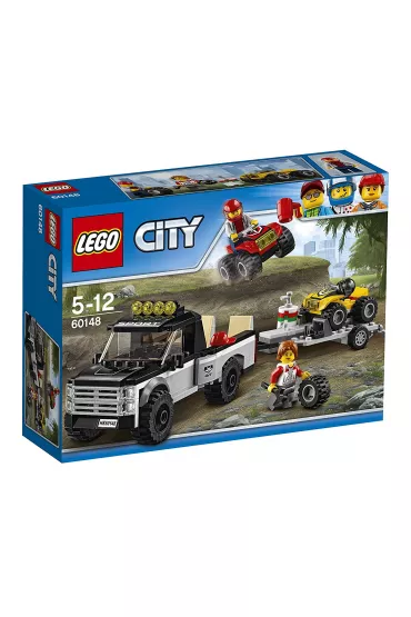 LEGO City Wy�cigowy zesp� quadowy 60148
