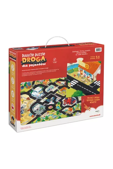 CzuCzu. Duuue puzzle. Droga dla pojazdw Bright Junior Media